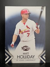 2012 Topps Triple Threads Onyx #14 Matt Holliday CARDINALS / 50