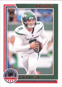 Zach Wilson Rookie 2021 Panini Chronicles Stars and Stripes #STS-ZWI NY Jets NFL