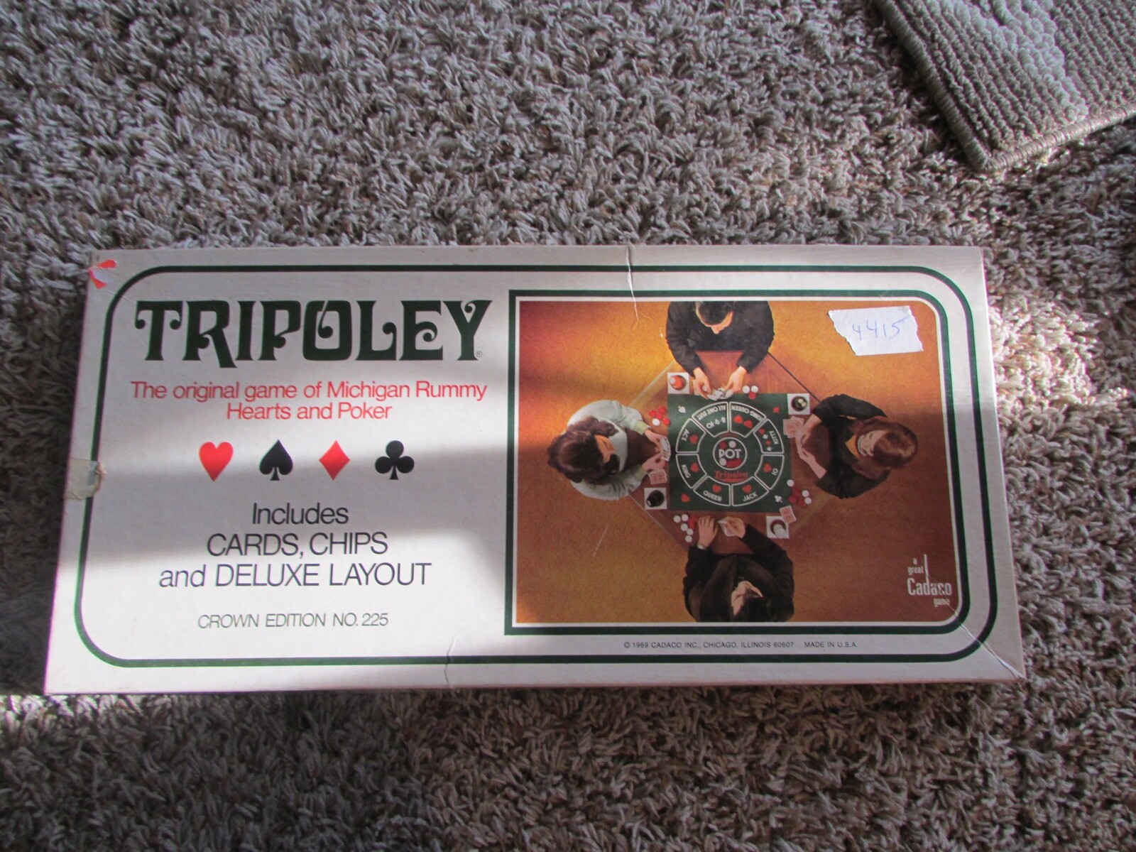 Tripoley Game By Cadaco 1969 Vintage EBay tripoley-game-by-cadaco-1969-vintage-ebay