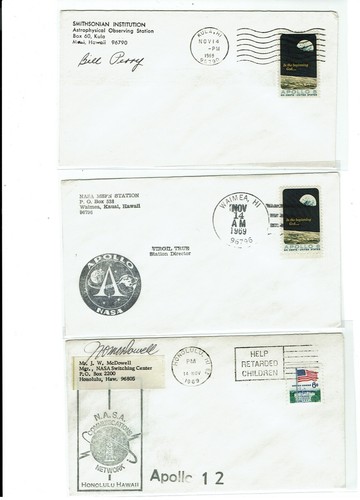 APOLLO 12 HAWAII November 1969 Tracking Stations 5 Space Covers !! - 第 1/2 張圖片