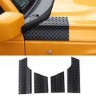 Black Cowl Body Armor Cover Trim Accessories Parts For Ford Bronco 2021-2023 4pc