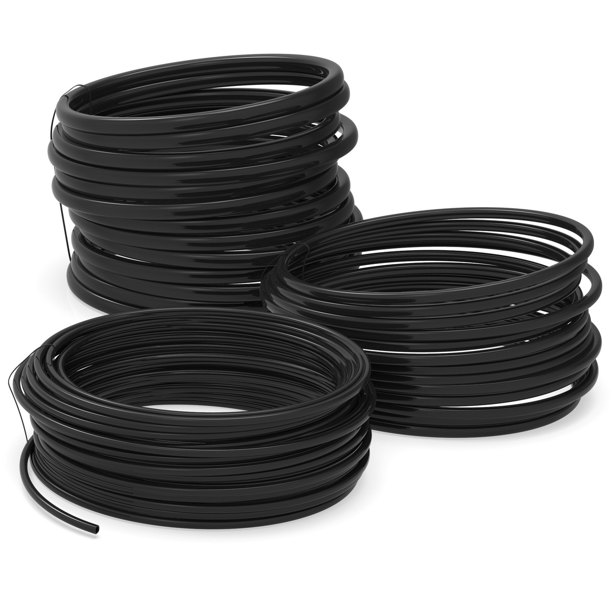 Spiralschlauch 10 Meter – Durchmesser 4 Mm, Bündelbereich 4–20 Mm, Schwarz, Für Kabel & Leitungen