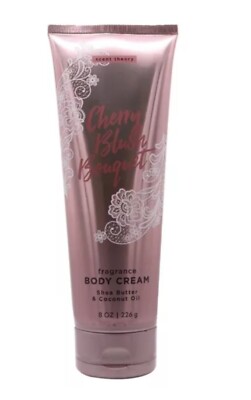 Scent Theory Cherry Blush Bouquet Fragrance Body Cream 8 oz Cherry Jasmine Rose