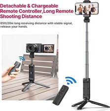MT-40 Remote Shooting Grip Extendable Vlogging Grip Handle Tripod For Video
