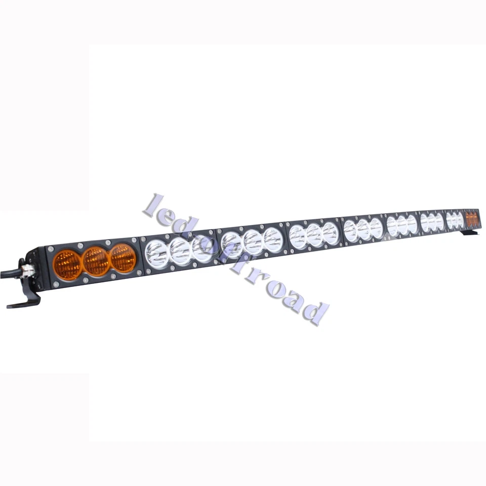 54 Inch Curved LED Light Bar Spot Flood Combo Offroad Driving SUV Truck Roof 4WD - Image 2 of 4
