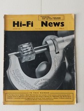 Hi-Fi News Magazine Hifi January 1961 Good Condition 60 Plus Years Old