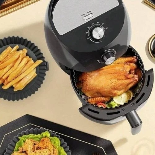 Air Fryer Silicone Liners Pot Basket  Non-Stick Safe Oven Baking Tray Mat