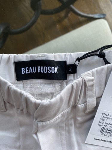 Beau Hudson boys chino shorts, size 5, new with tag - Picture 2 of 4