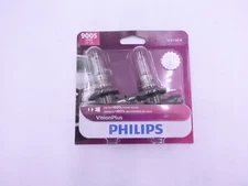 Pair Philips VIsion Plus 60% 9005 65W  Bulbs Headlight High Beam