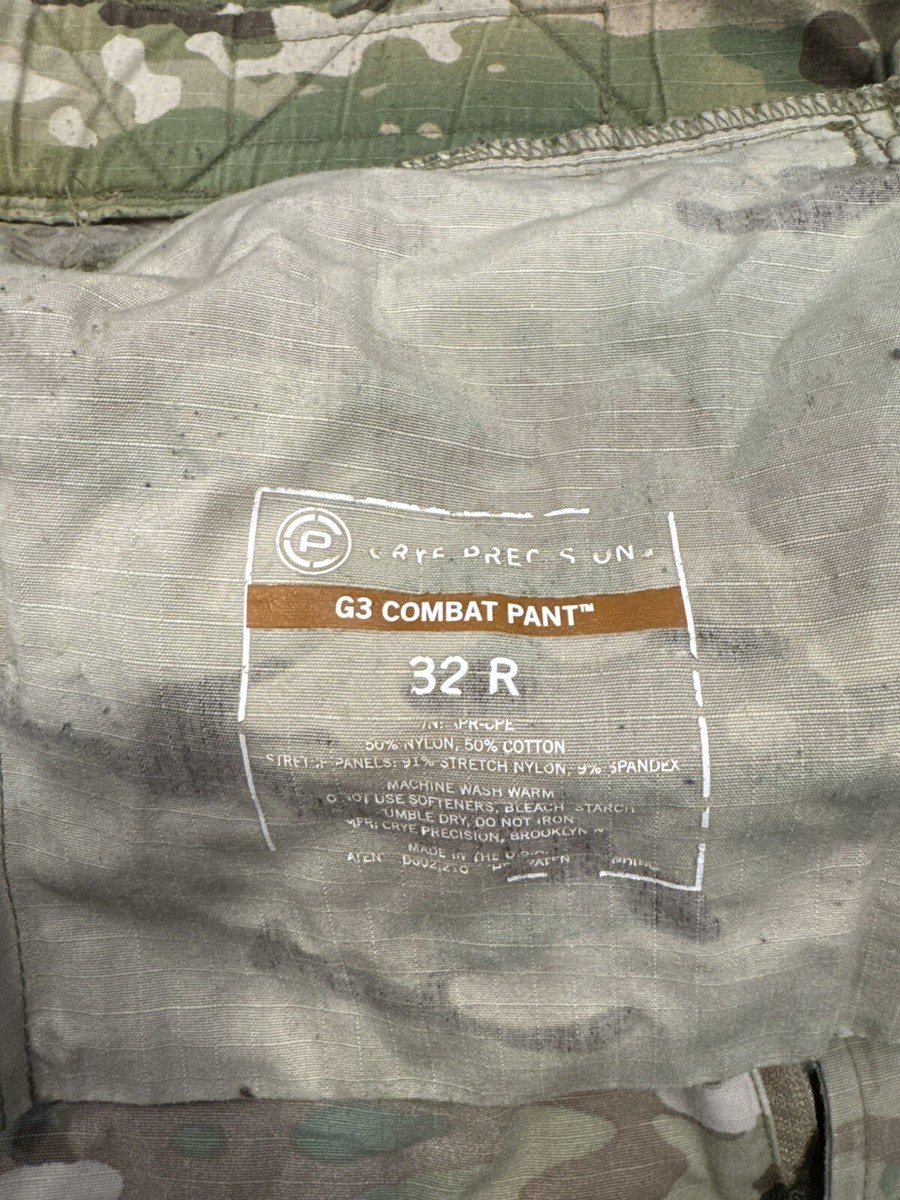 Crye Precision G3 Combat Pants Multicam 32R Regular Military