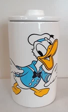 Disney's Donald Duck Ceramic Canister Mickey Mouse & Friends 8.5" Zrike Brands