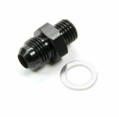 491954-BL Fragola -6 AN Male To 12mm x 1.25 Metric Adapter Fitting Solex Black