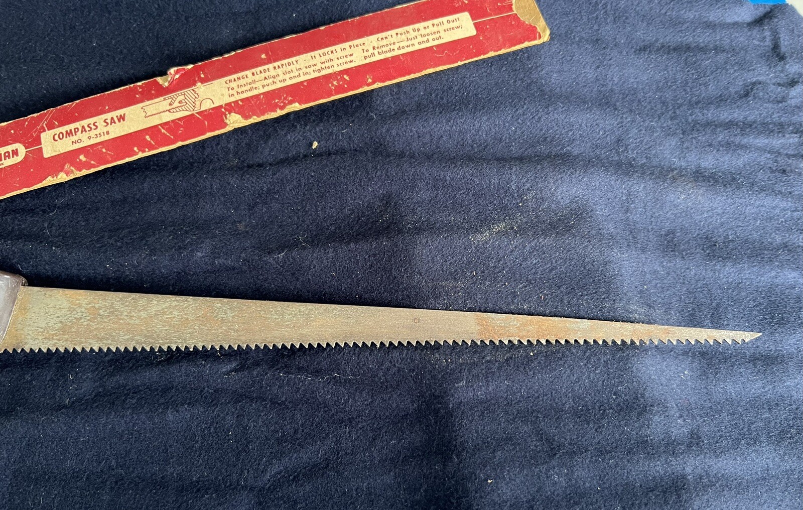 Craftsman Sears Vintage Professional Vintage Hand Saw 18 In Wheat