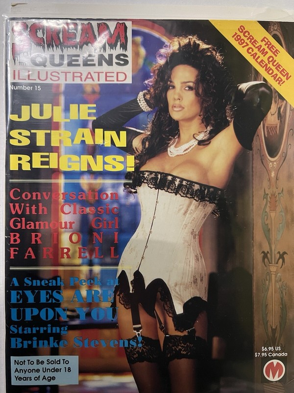 Scream Queens Illustrated #15 Featuring Julie Strain, Brioni, Brinke Stevens