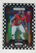 2023 Panini Prizm Prizms Black and White Checker #394 YaYa Diaby A41 207