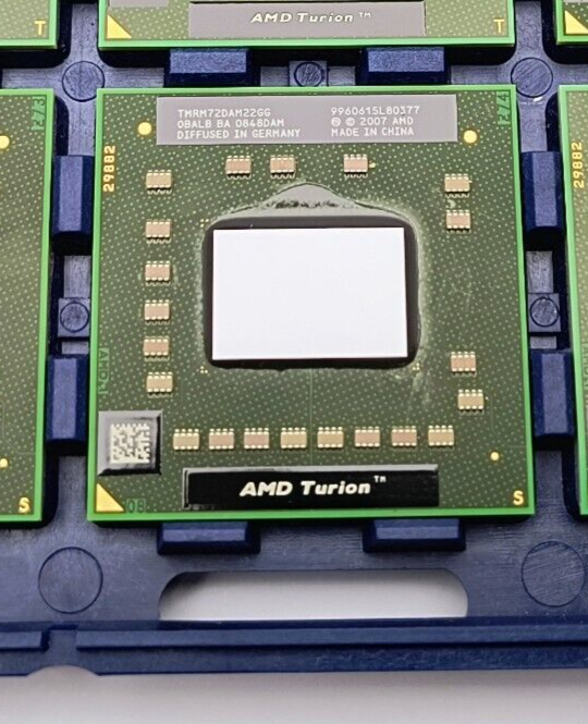 AMD Turion 64 X2 RM-72 Mobile 2.1 GHz TMRM72DAM22GG Socket S1 Processor ...