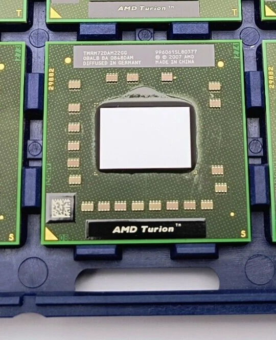 AMD Turion 64 X2 RM-72 Mobile 2.1 GHz TMRM72DAM22GG Socket S1 Processor CPU - Image 3 of 3
