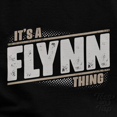 IT'S A FLYNN THING T-SHIRT Name Nachname lustig Familie Geschenkidee