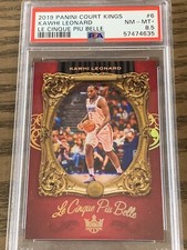 2019 Panini Court Kings Le Cinque Piu Belle #6 Kawhi Leonard Case Hit PSA 8.5
