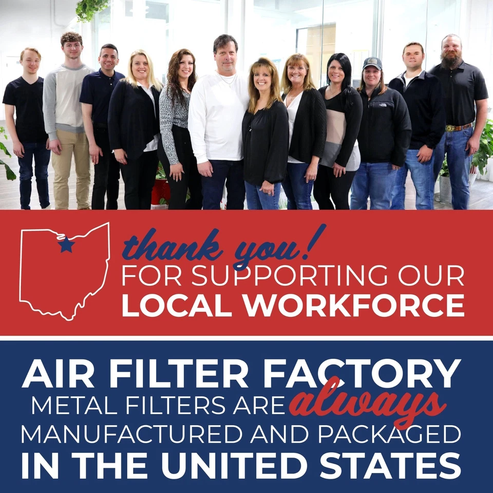 Paquete de 2 filtros de repuesto para campana extractora de grasa de aluminio 9-7/8" X 11-11/16" X 3/8" Foto 3 de 4