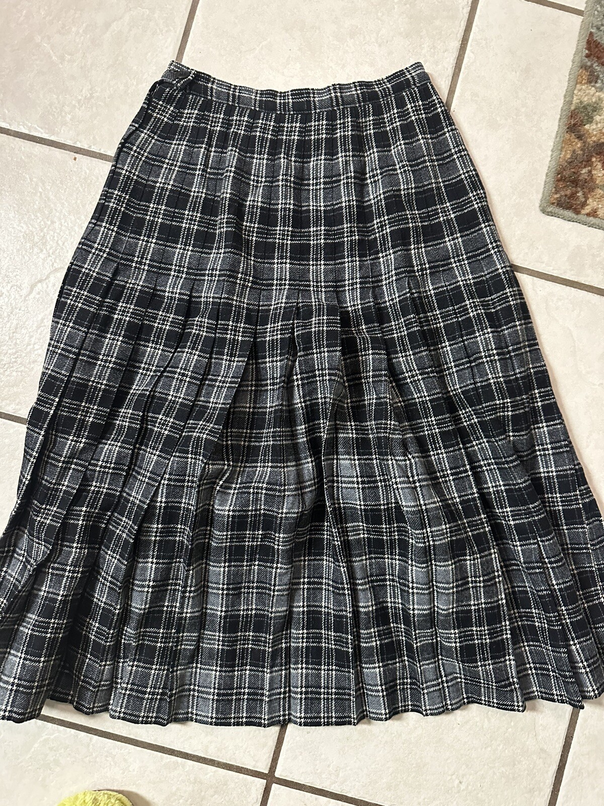 Pendleton Vnt Authentic Drummond Grey Tartan Skir… - image 4