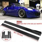 For Nissan 350Z 370Z 78.7'' Side Skirts Extension Lip Splitter Gloss Black US
