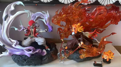 NIREN Studio Akaza VS Rengoku Kyoujurou Resin Demon Slayer with