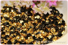 AB COLOUR RESIN FLAT BACK RHINESTONES DIAMANTE GEMS CLEAR NAIL ART CRAFT  3-6MM