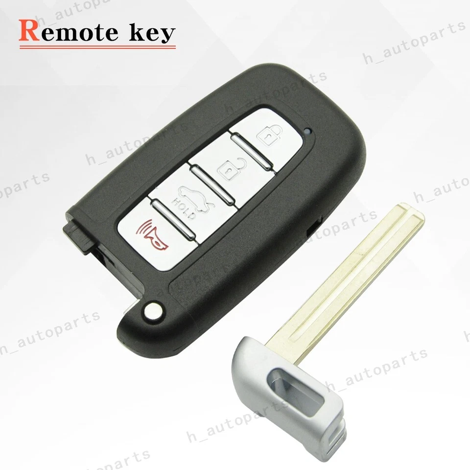 Para 2011 2012 2013 2014 Hyundai Sonata entrada sem chave controle remoto inteligente chaveiro de carro - Imagem 2 de 4