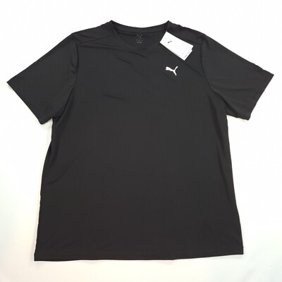 Puma Gr. XL Herren T-Shirt schwarz kurzarm Hyrox/Fitnessstudio/Laufoberteil