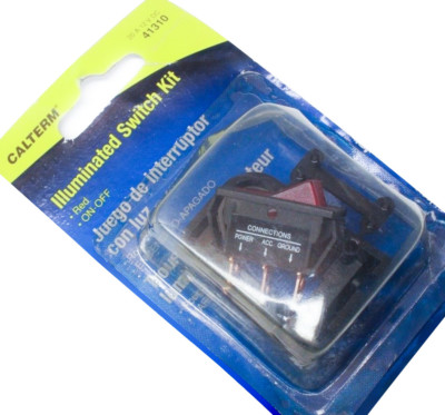 Calterm 41310 Illuminated Rocker Switch & Panel Kit