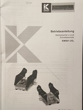 #38/30 Kinshofer Schnellwechsler Bedienungsanleitung service operation manual