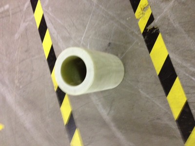 Phenolic Nema G10FR4 Tube 5.0'' OD x 3.00'' ID x 1.0'' Wall x 7.50'' Length