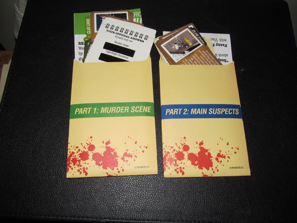 Killer Party Kiss Of Death The Social Mystery Party Juego Resolver el Asesinato Foto 3 de 4