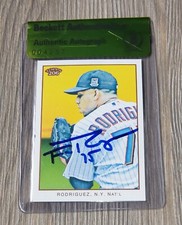 FRANCISCO RODRIGUEZ SIGNED AUTO'D 2009 TOPPS 206 CARD #218 BAS COA NEW YORK METS