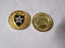 CHALLENGE COIN 2D INFANTRY DIVISION #21 COMMANDING GENERAL'S MESS NAMED LEE 30