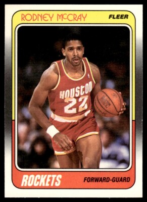 1988-89 Fleer Rodney McCray Houston Rockets #52 | eBay