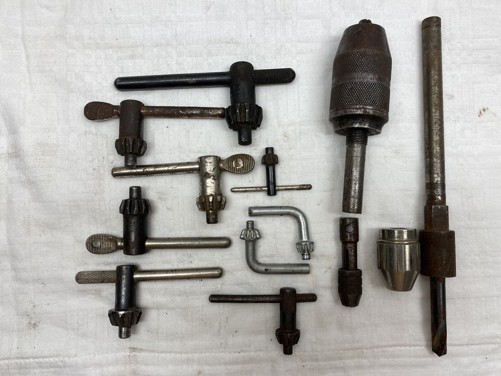 Vintage & Antique Lot Of 13 Drill Chucks Keys Various Sizes 2, 3, 9, Jacobs eBay
