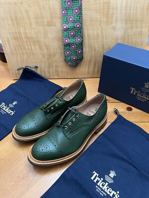 Made In UK - 11 US (10 UK) - Trickers - Cap Toe - Scotch Grain