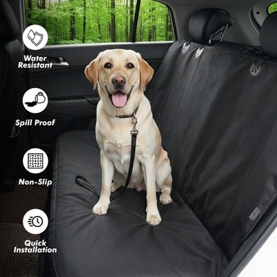 For Nissan Qashqai Heavy Duty Waterproof Black Rear Seat Cover Dog Pet Protector