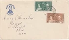1937 Monserrat First Day Cover FDC King George VI Coronation To USA