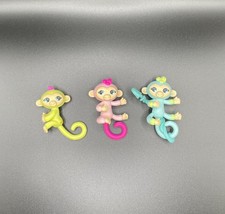 WowWee Fingerlings Minis 2" Monkey Figures Lot of 3