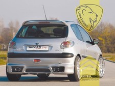Rieger Heckansatz Heckspoiler Diffusor f&uuml;r Peugeot 206 206CC f&uuml;r kleine Sto&szlig;stan