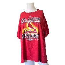2006 Saint Louis Cardinals World Series Champions Graphic Tee Size Large L