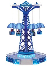 LEMAX Snowflake Paradrop -Holiday Village Carnival Ride -Animated  With Sound