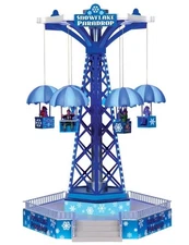 LEMAX Snowflake Paradrop -Holiday Village Carnival Ride -Animated  With Sound