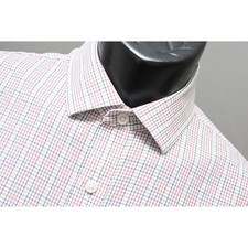 J.Crew Button Down Dress Shirt Mens Medium Plaid Thompson Flex Excellent