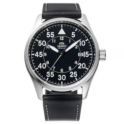 Orient Sports Flight RNAC0H03B Black Dial Automatic Mens Watch Stainless Steel