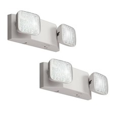 LED Emergency Lights with Battery Backup, 90-Minute Runtime, 2 Pack