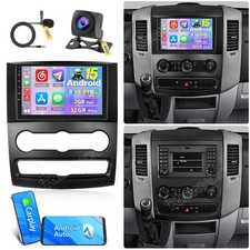 Mit Kamera Android 15 Autoradio GPS NAVI F&uuml;r Mercedes Benz Sprinter 2006-2017